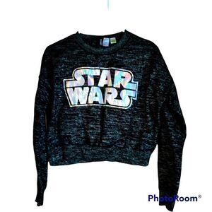 𝅺DIVIDED Women's top Star Wars with holographic decor size S